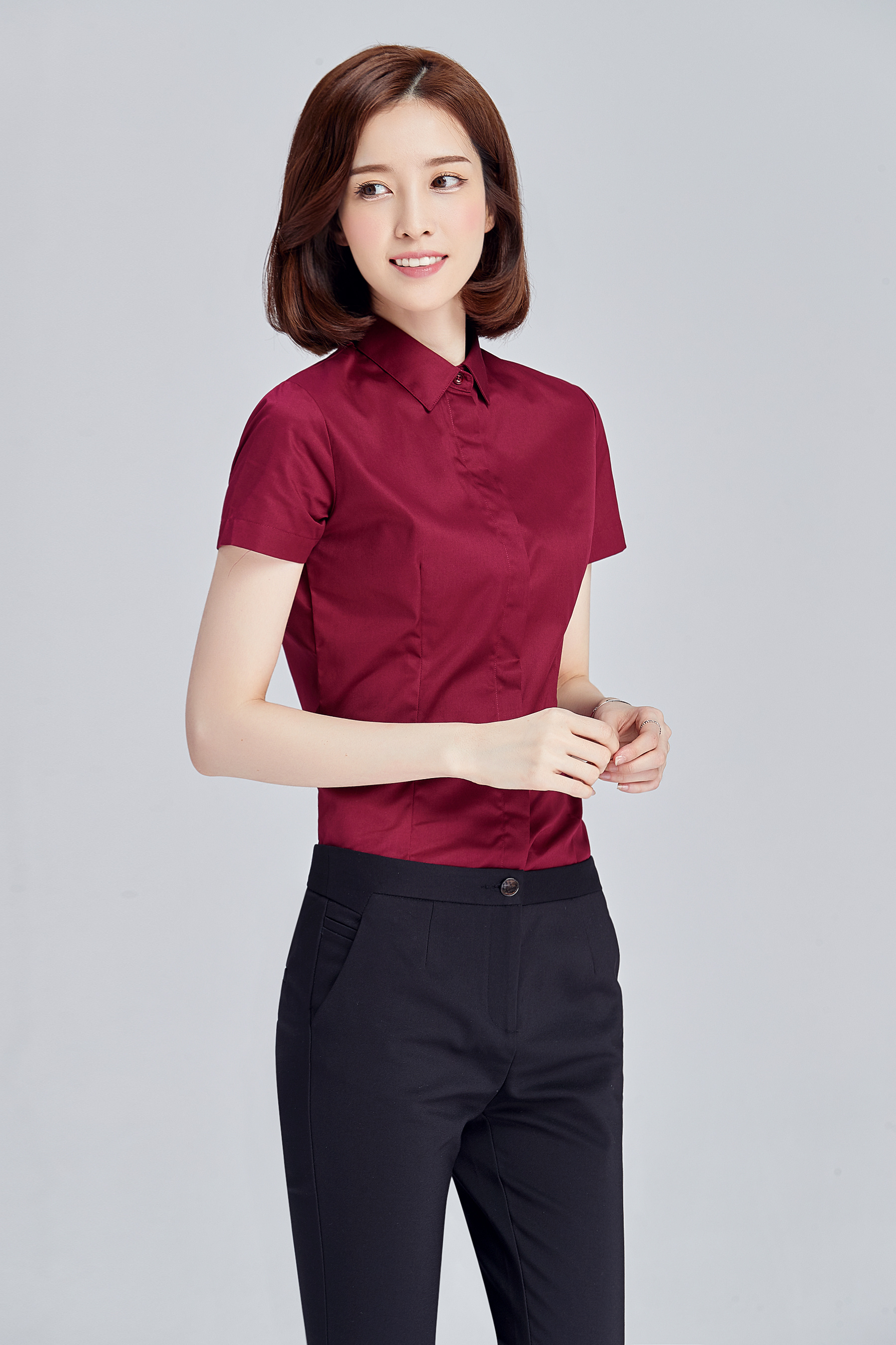 職業(yè)女裝正裝上衣襯衣OL通勤商務(wù)時尚優(yōu)雅氣質(zhì)襯衫網(wǎng)拍